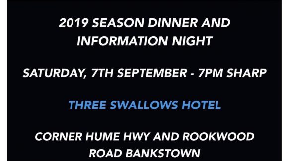 2019/2020 Pre Season Information Night 2019/2020 Pre Season Information Night
